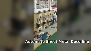 MT600 Wire Straightener Decoiler Automation